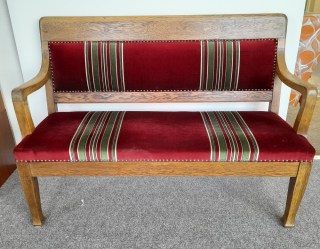 Arts & Crafts Style Danish Oak Sofa